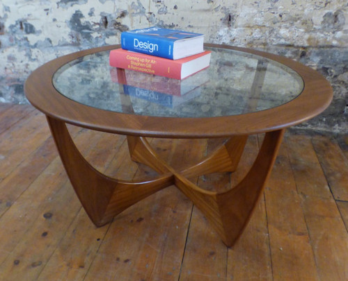 Vintage plan teak glass - vintage,