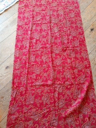 Vintage indian cotton paisley - vintage,