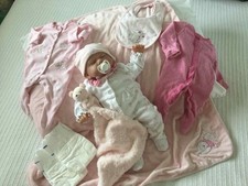 Bibi Look Alive Premature Baby Doll Soft Body Eyelashes Inc Accessories VGC