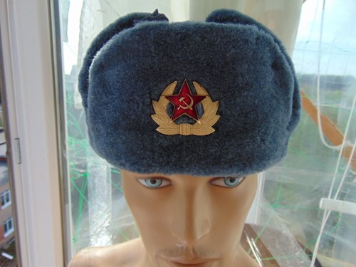 Soviet soldier ushanka hat - soviet, soldier's
