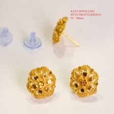 22ct Gold Designer Stud