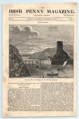 1834 irish penny magazine - 1834,