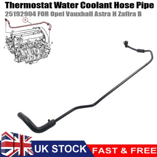 Thermostat water coolant hose - thermostat,