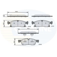 Brake Pads Set For Jeep Grand