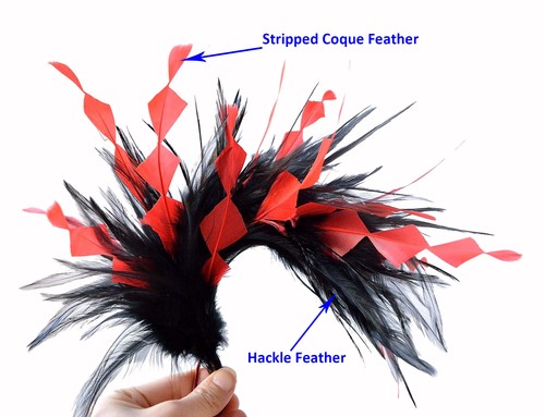 Goose hackle feather twisted - goose,