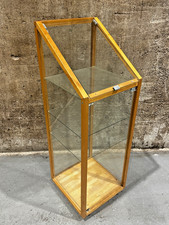 Vintage Wood and Glass Display