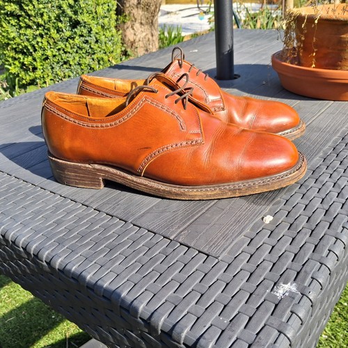 Loake men tan brown leather - tan,