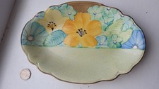 Grays Pottery Hand Painted Plate Circa 1936