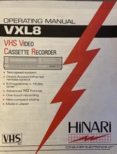 Hinari VXL8 Operating Manual