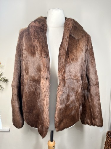 Vintage real rabbit - vintage, jacket