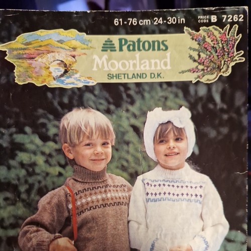 Patons 7262 knitting pattern