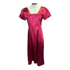 Vintage 1990s Cranberry Satin