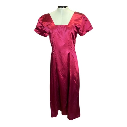 Vintage 1990s cranberry - cranberry, satin