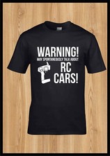 WARNING May talk about RC cars Tshirt - Radio Control car Tamiya mardave kamtec
