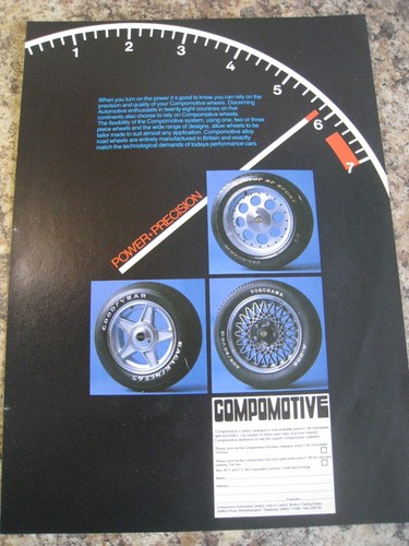 Compomotive wheels 1986 advert - wheels,