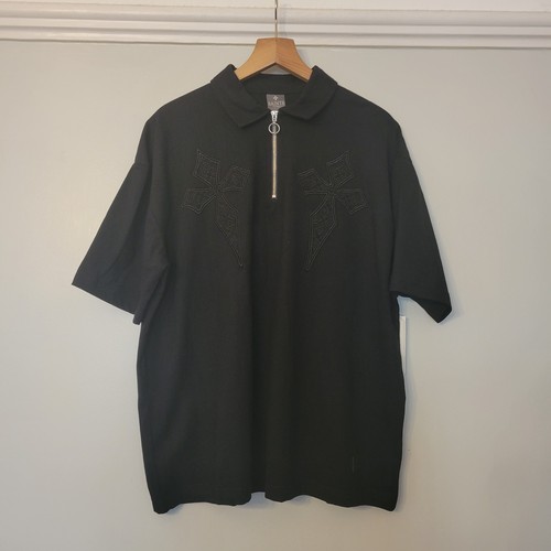 Saints studio black collared - saints,