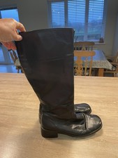 Evans Black Knee High Boots