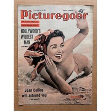 GIA SCALA PICTUREGOER MAGAZINE MAY 18 1957 - Gia scala cover + joan collins/lonn