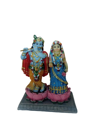 Radha krishna lotus - on, 6"