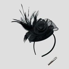 Black Fascinator