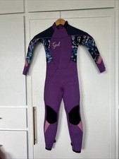 GUL Response Girls Full Length Wetsuit- Purple Size J2XS (age 5-6)