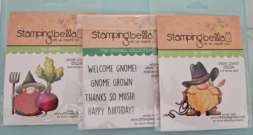 Stamping bella gnome farmer - bella,