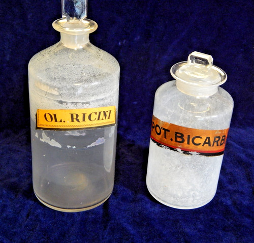 Antique apothecary bottles - apothecary,