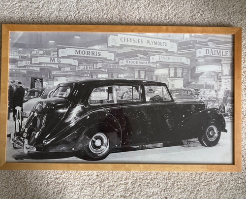 Rolls royce framed picture - royce,