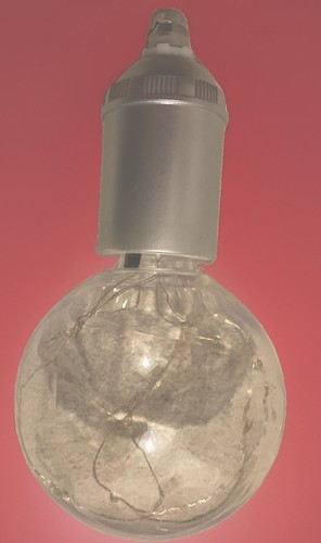 Golf ball clear light - clear, bulbs