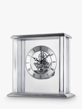 Acctim Vermont Roman Numeral Analogue Quartz Skeleton Clock - 15cm - Silver A