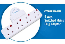 Plug In Socket Extension 4 Way