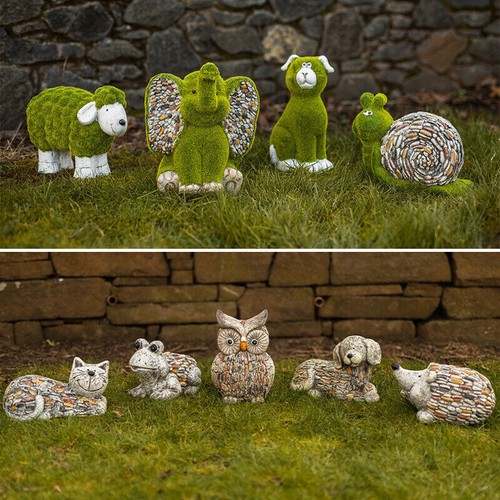 Resin animal statues - resin,