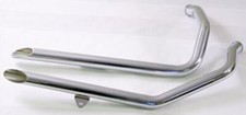 New Chrome Drag Pipes Harley