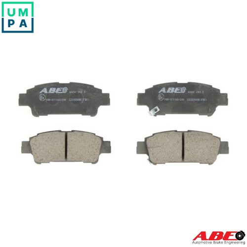 Brake pad set disc - set,