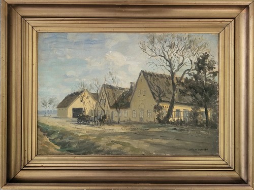 Antique oil luplau - antique,