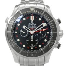 OMEGA WATCH SEAMASTER 300 DIVER CO-AXIAL GMT CHRONOGRAPH 212.30.44.52.01.001 BLK