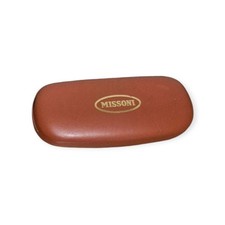 Missoni Glasses Hard Case Tan