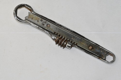 Vintage adjustable spanner - vintage,
