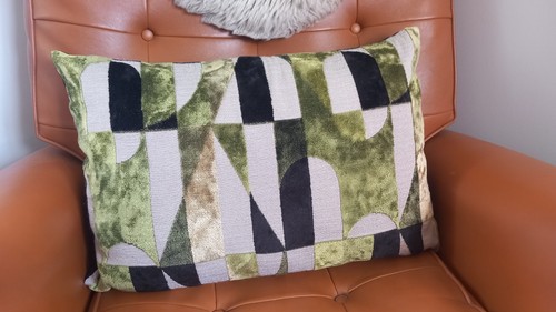 Next geometric velvet - next, cushion