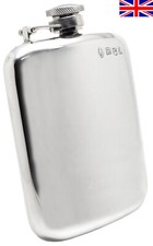 Sheffield Pewter Hip Flask 6oz