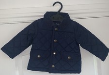 BABY JOULES PADDED JACKET, NAVY BLUE. AGE 3-6 MONTHS.EXCELLENT CONDITION.RRP £50