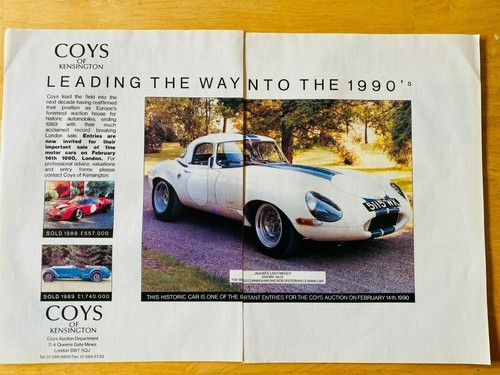 Coys jaguar type lightweight - jaguar, e