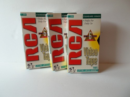 Rca vhs blank video - blank, tapes
