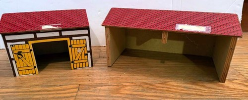 Lot vintage wooden horse - 2,