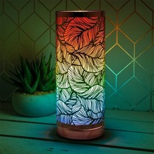 DESIRE AROMA TOUCH LAMP WITH RAINBOW LEAF DESIGN - GREAT GIFT & HOME ITEM