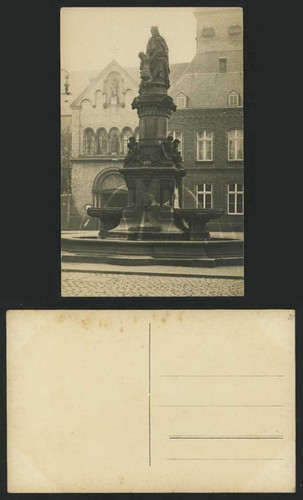 Religious statue and fountain - religious,