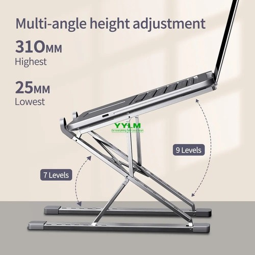 Adjustable aluminum laptop - adjustable,