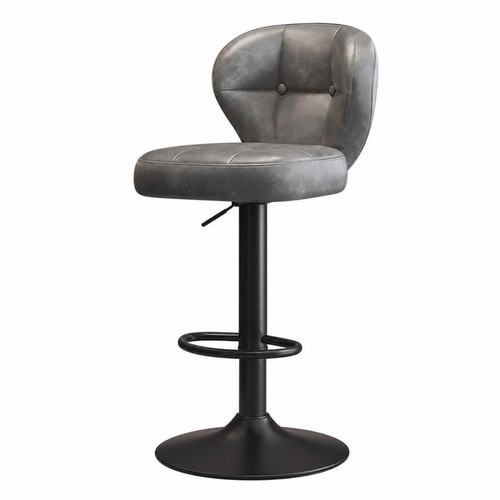 Bar stool with backrest - with,