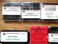 Titex Micro Drill Bits x 9