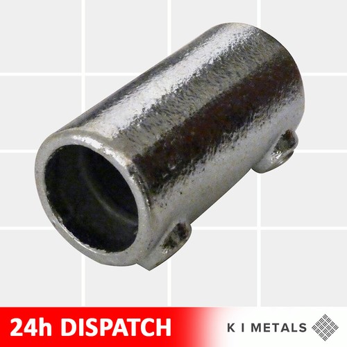 Galvanised key clamp handrail - galvanised,